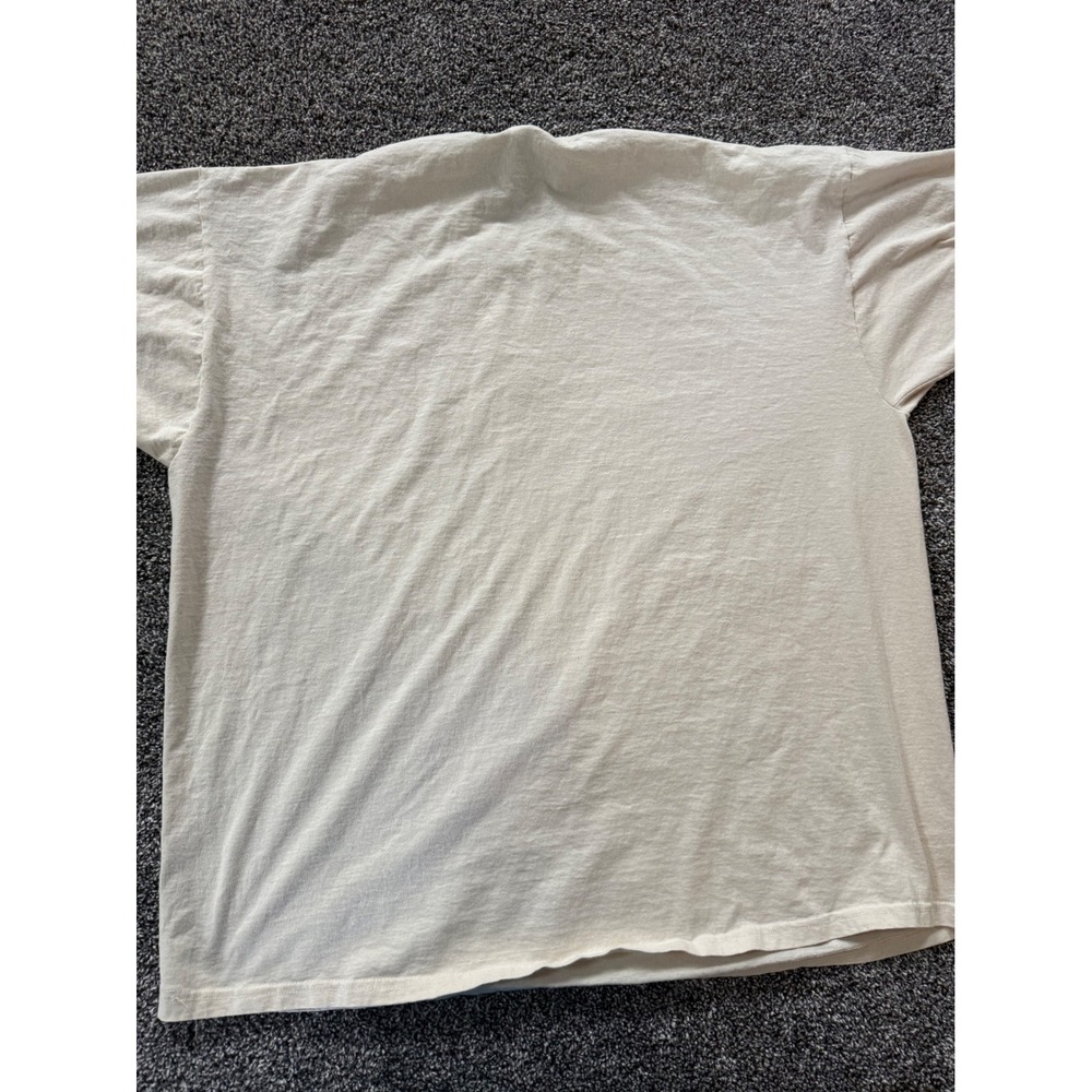 Vintage 1995 Jerzees Hat Boxes Graphic T-Shirt Cream XL Cottagecore 90s Impulse - Picture 5 of 7